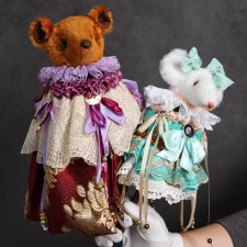 Новогодние marotte мышка и мишка