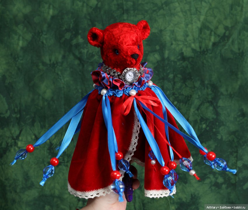 Marotte мишка из новогодней коллекции "Пока часы двенадцать бьют..." (фото 8)
