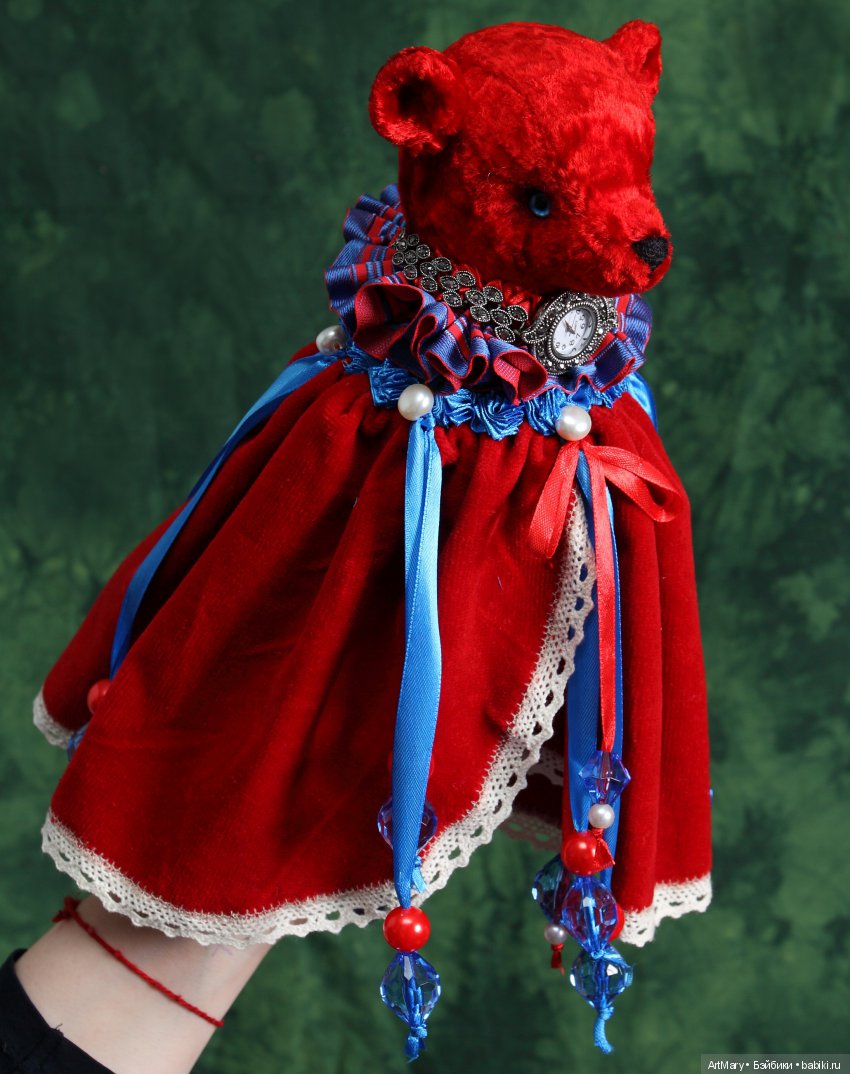 Marotte мишка из новогодней коллекции "Пока часы двенадцать бьют..." (фото 10)