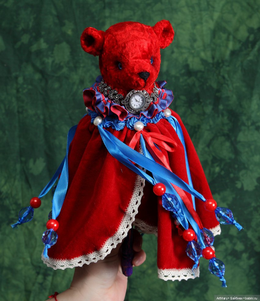 Marotte мишка из новогодней коллекции "Пока часы двенадцать бьют..." (фото 9)