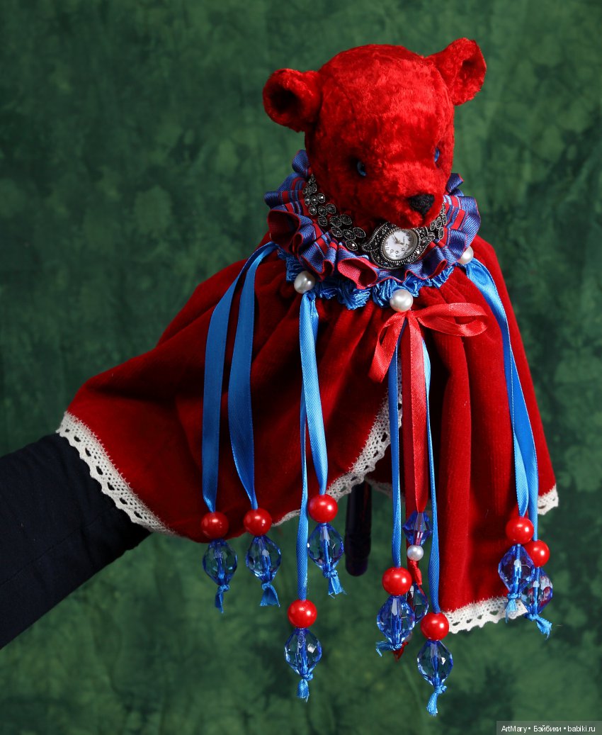 Marotte мишка из новогодней коллекции "Пока часы двенадцать бьют..." (фото 5)