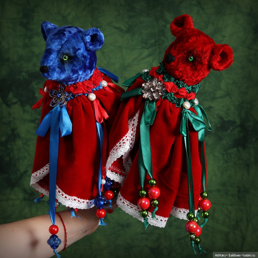 Мишки Marotte "Новогодний карнавал"