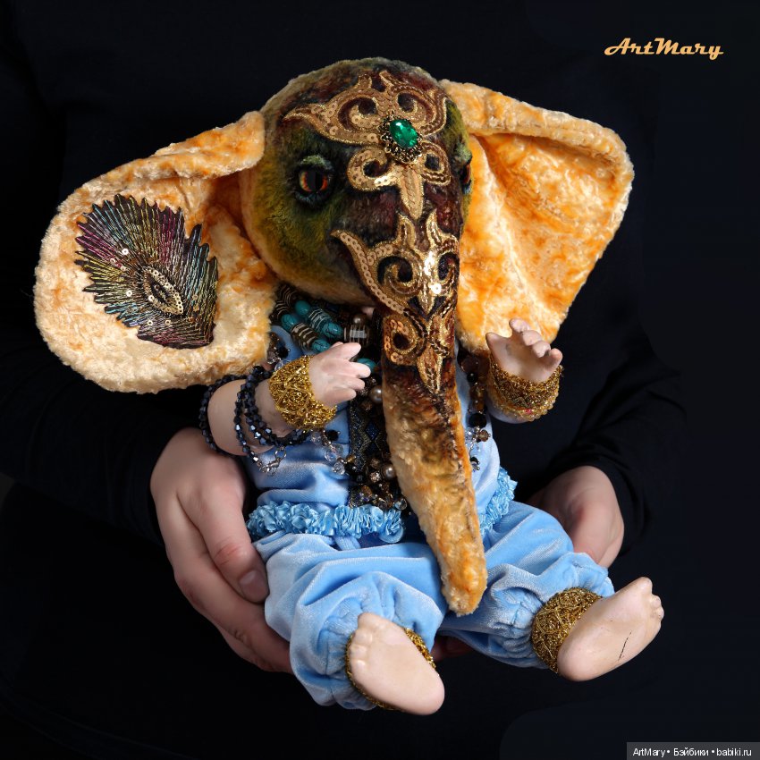 Ганапати | Бэйбики Ганапати — Авторские игрушки из разных материалов: синельная проволока