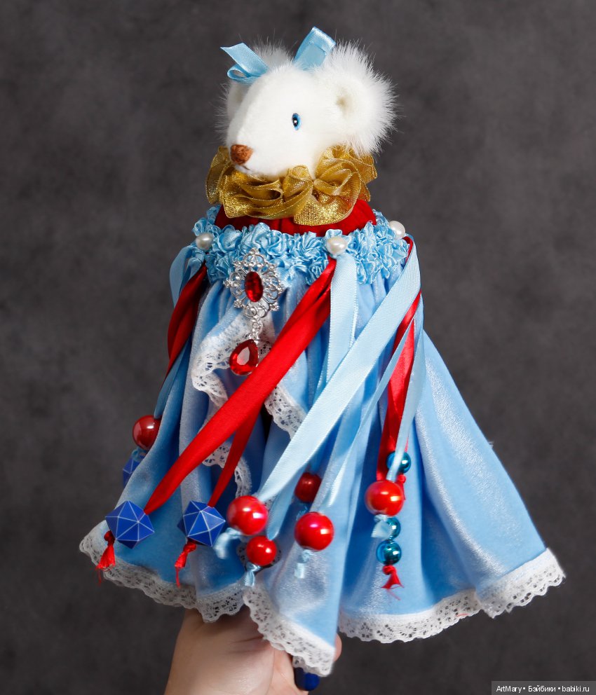 Мышка Принцесса — Текстильные игрушки и примитивы: кофейные