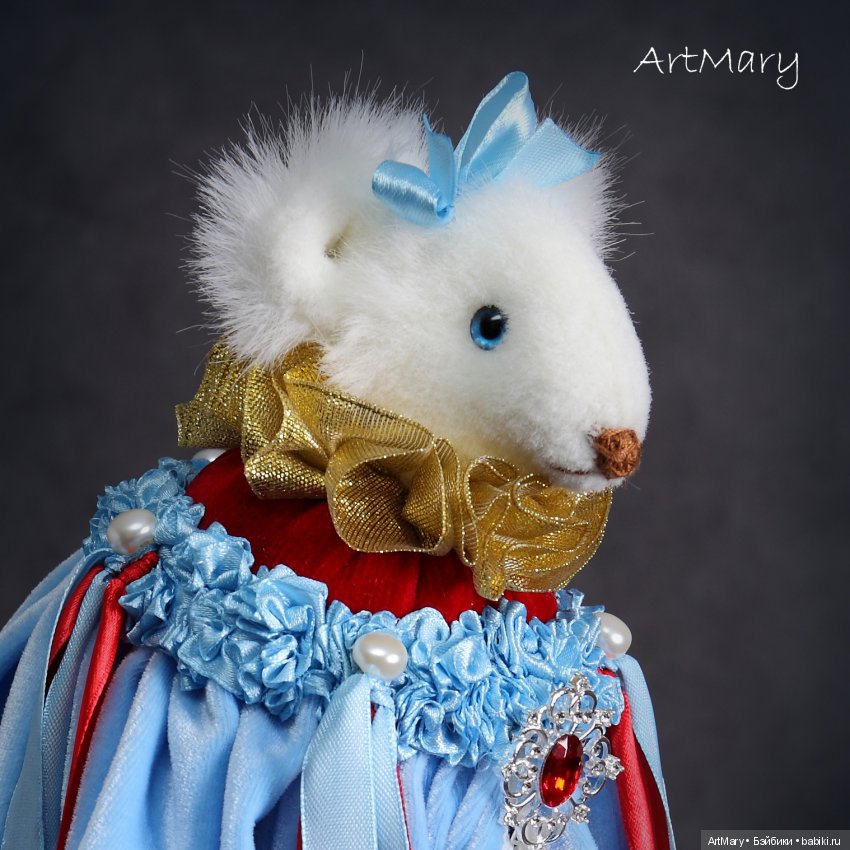 Мышка Принцесса — Текстильные игрушки и примитивы: кофейные