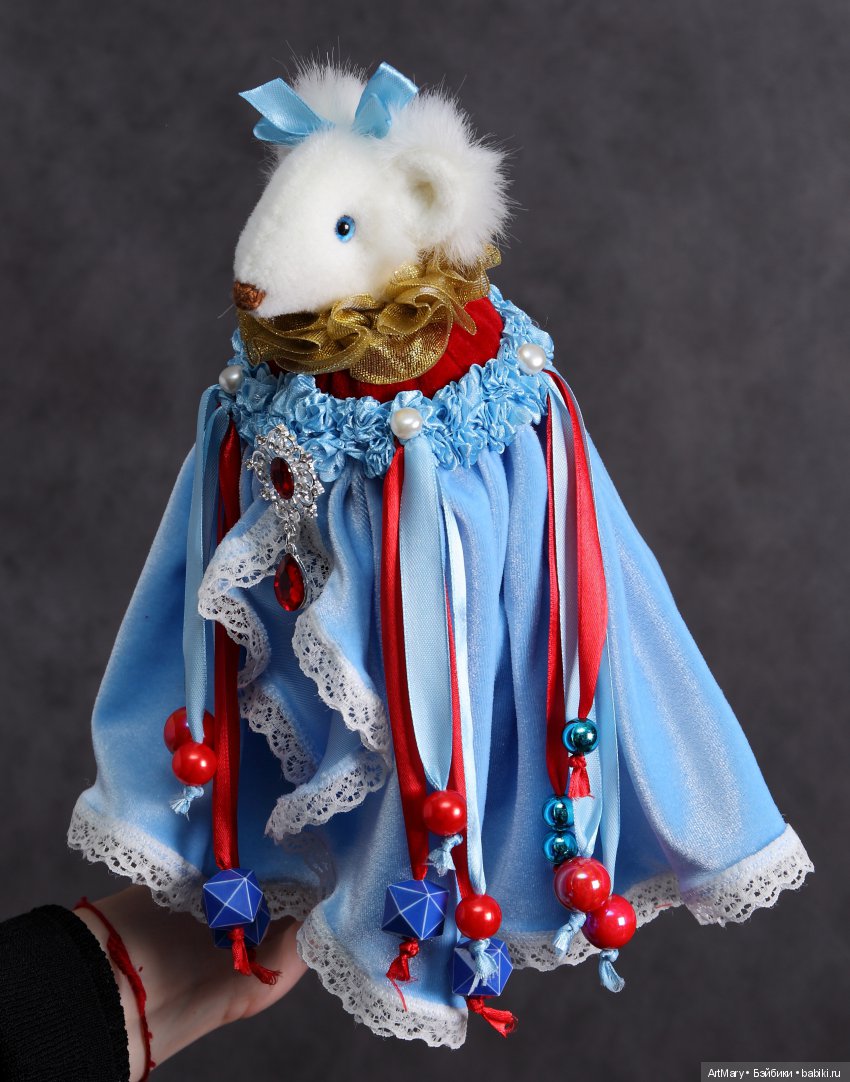 Мышка Принцесса — Текстильные игрушки и примитивы: кофейные