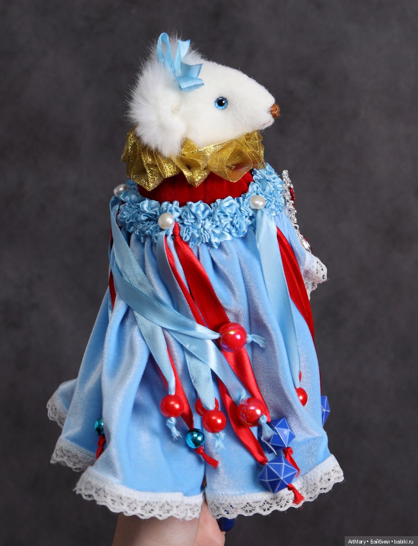 Мышка Принцесса — Текстильные игрушки и примитивы: кофейные