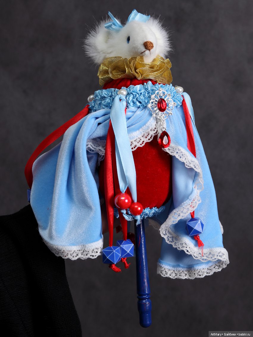 Мышка Принцесса — Текстильные игрушки и примитивы: кофейные (фото 10)