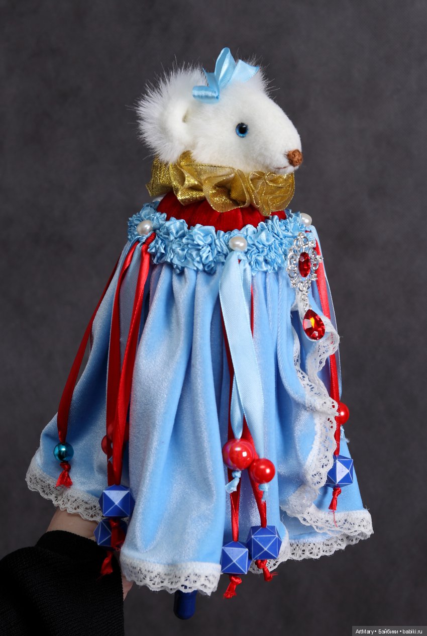 Мышка Принцесса — Текстильные игрушки и примитивы: кофейные (фото 8)