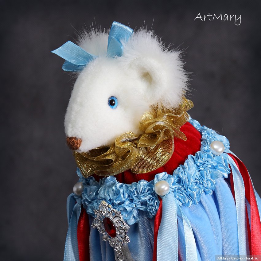 Мышка Принцесса — Текстильные игрушки и примитивы: кофейные