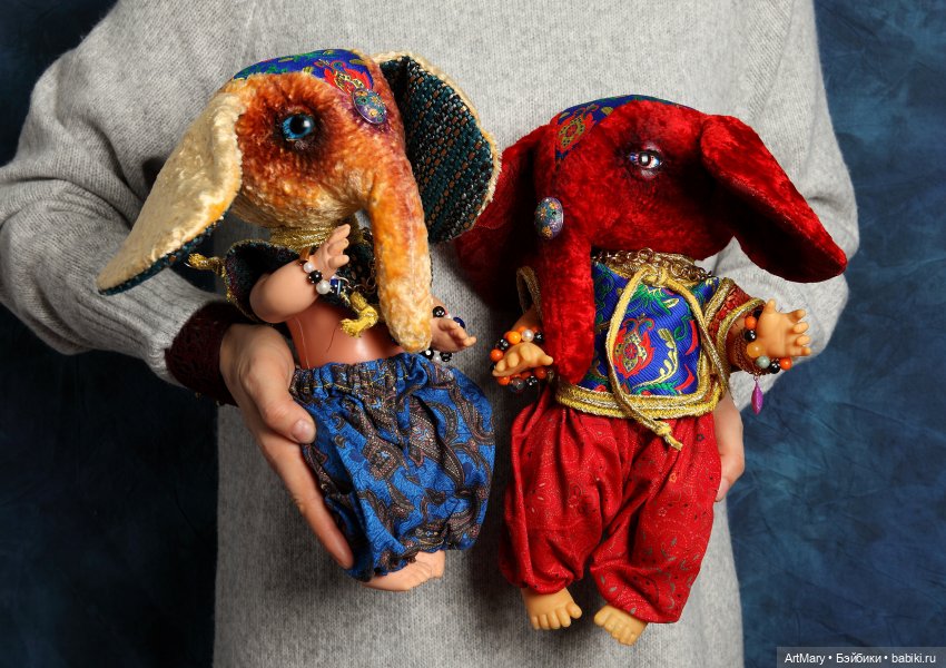 Ganapati Mascot — Авторские текстильные куклы: Вальдорфские (фото 6)