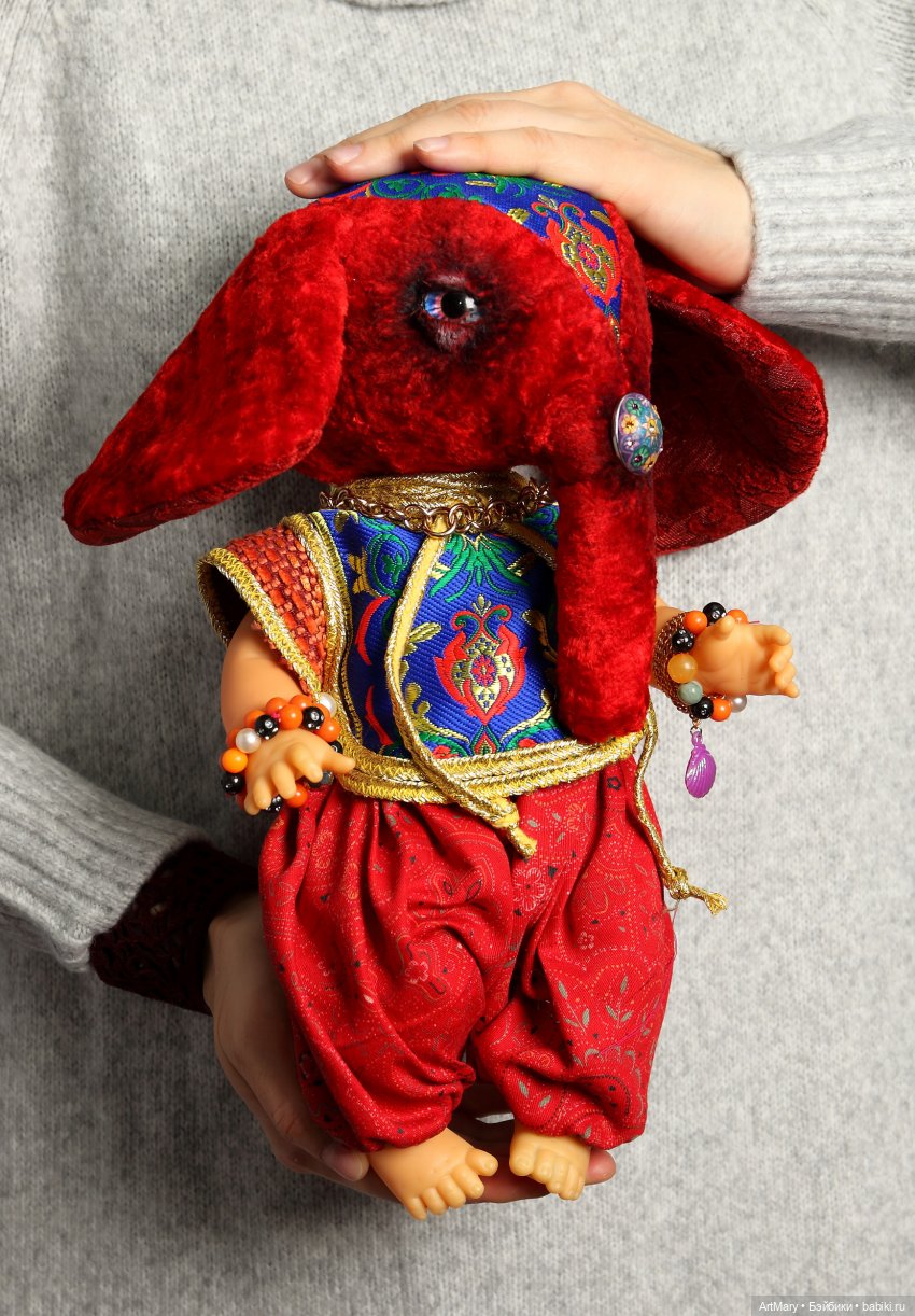 Ganapati Mascot — Авторские текстильные куклы: Вальдорфские (фото 10)
