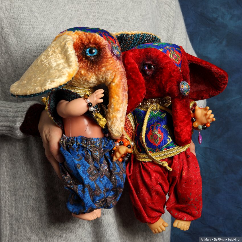 Ganapati Mascot — Авторские текстильные куклы: Вальдорфские (фото 8)