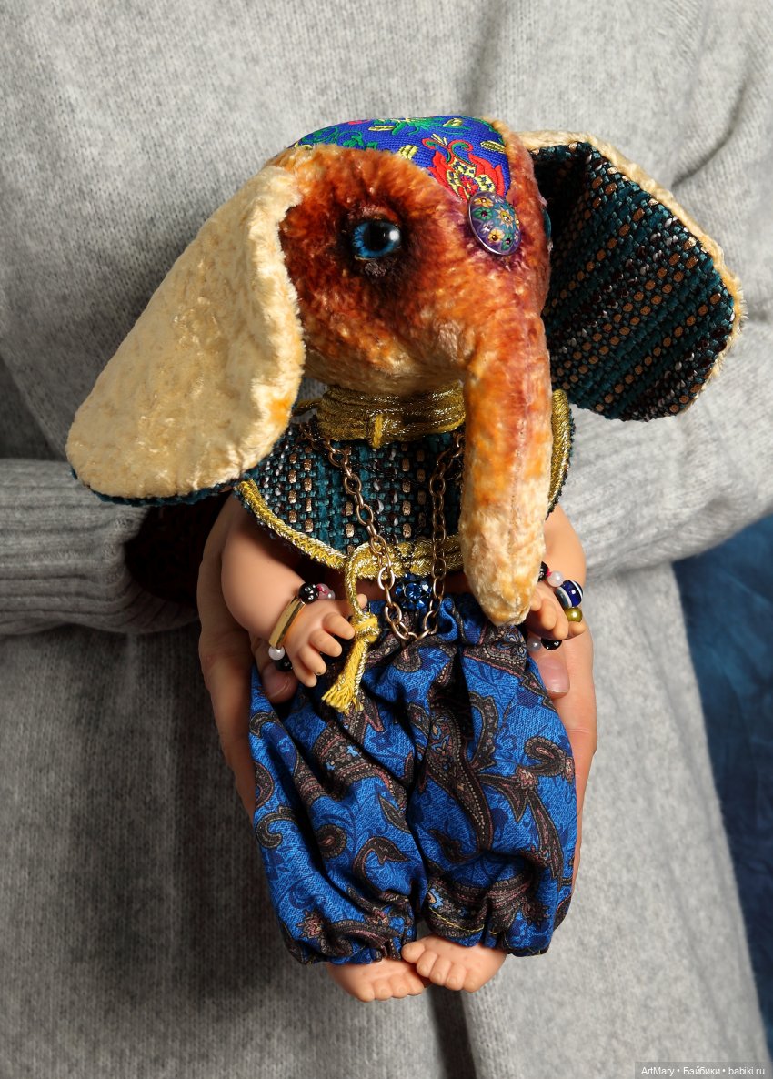 Ganapati Mascot — Авторские текстильные куклы: Вальдорфские (фото 7)