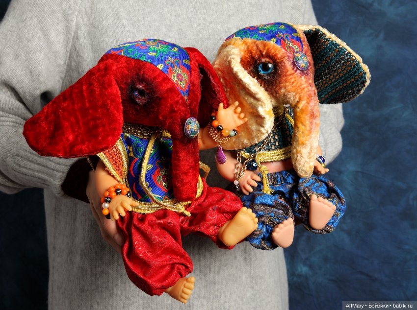 Ganapati Mascot — Авторские текстильные куклы: Вальдорфские (фото 2)