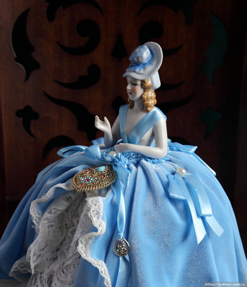 Авторская игольница Агата на основе антикварной куклы-половинки half doll | Бэйбики Авторская игольница Агата на основе антикварной куклы-половинки half doll (фото 10)