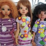 Наряды для кукол Кайе Виггз. Коллекция "Цветы"