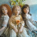 Не из глины, не из ребра-из рассветного серебра... Три грации:панночки Далия, Оливия, Габриэлла