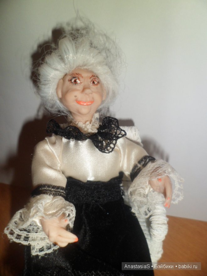 Моя вторая авторская куколка из пластики (фото 4)