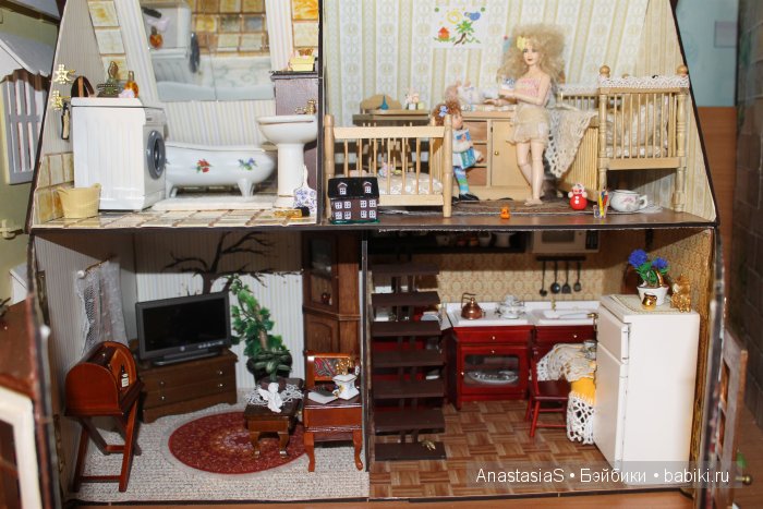 Дом молодых. Кукольная миниатюра (фото 2)