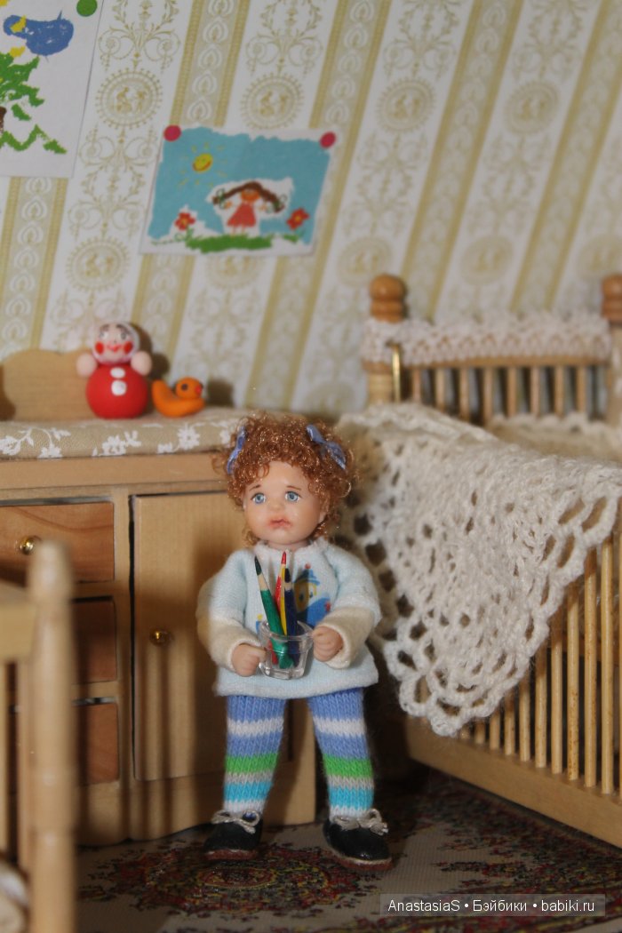 Дом молодых. Кукольная миниатюра (фото 4)