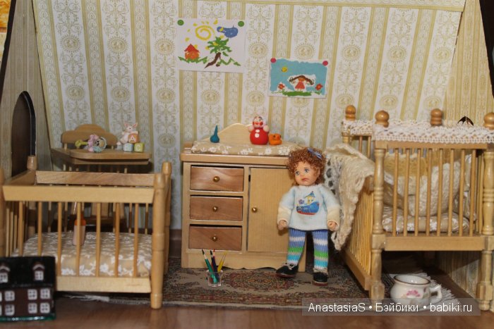 Дом молодых. Кукольная миниатюра (фото 3)