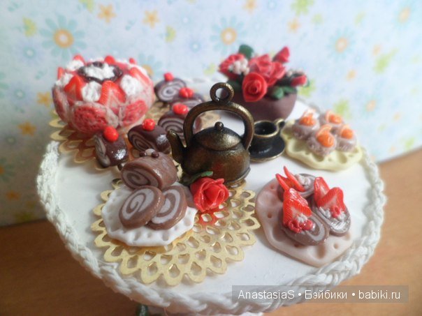 Миниатюра для кукол - вкусняшки маленького мира