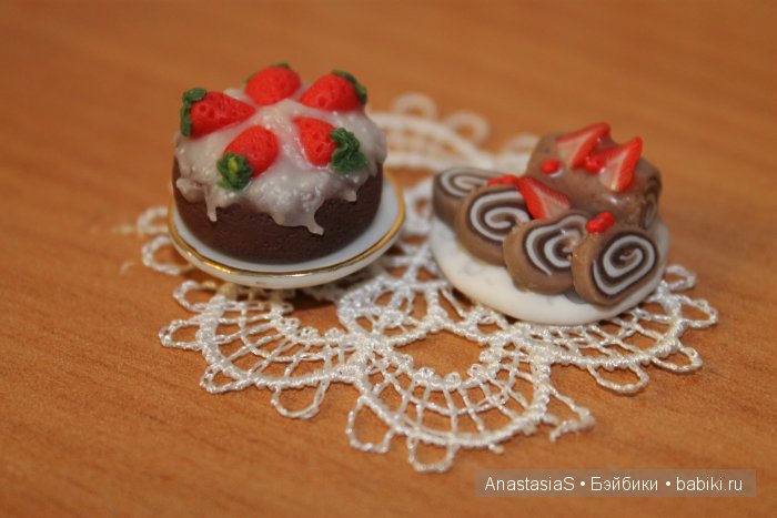 Миниатюра для кукол - вкусняшки маленького мира