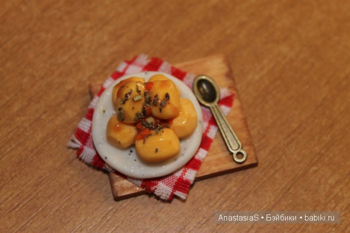 Миниатюра для кукол - вкусняшки маленького мира