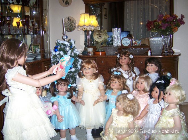 Мои девчонки.Не большая коллекция кукол от Моники Левениг в Новогоднию ночь (фото 2)