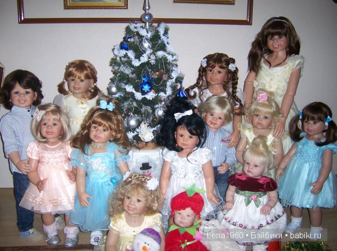 Мои девчонки.Не большая коллекция кукол от Моники Левениг в Новогоднию ночь (фото 3)