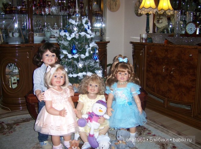 Мои девчонки.Не большая коллекция кукол от Моники Левениг в Новогоднию ночь (фото 7)