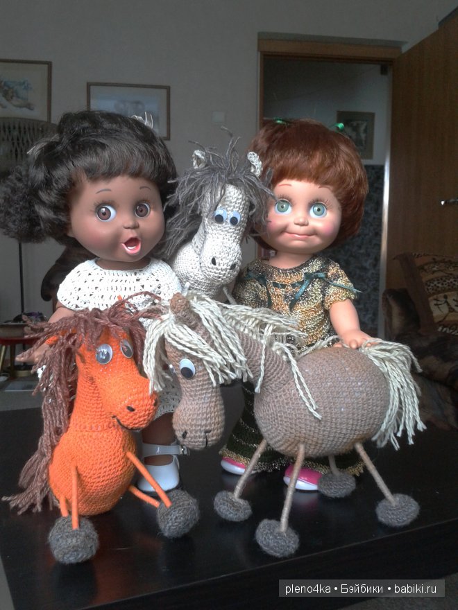 А у нас появились лошадки