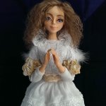 Моя новая авторская кукла Светлый Ангел