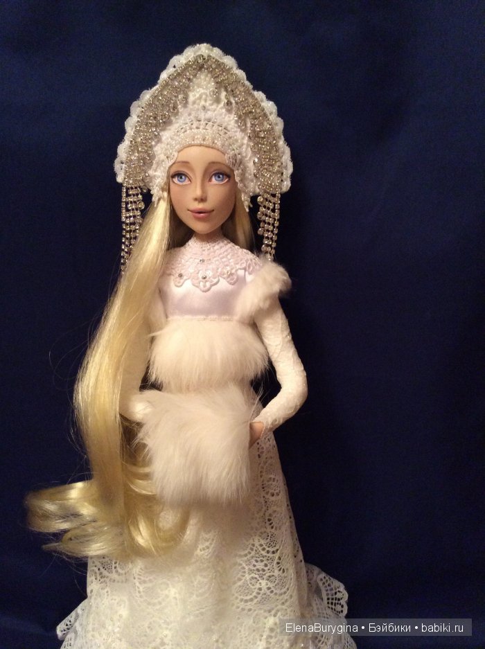 Снегурочка - авторская кукла Елены Бурыгиной (фото 2)