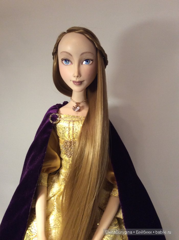 Злата - принцесса Златовласка. Авторская кукла Бурыгиной Елены