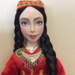 Аиша . Таджичка в свадебном наряде. Авторская кукла Бурыгиной Елены