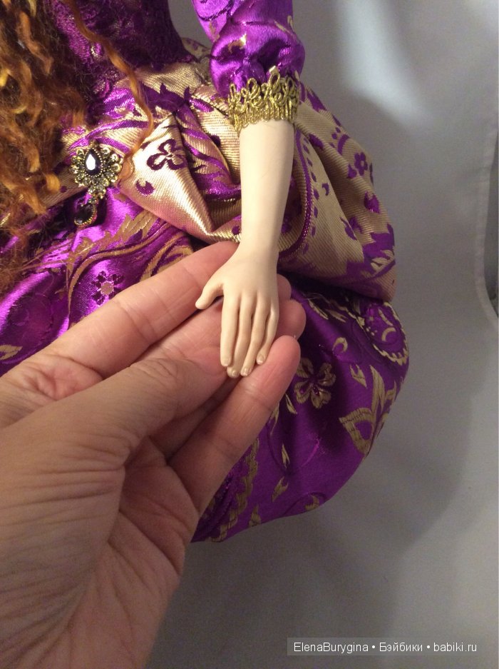 Принцесса Шафран. Авторская кукла Бурыгиной Елены (фото 7)