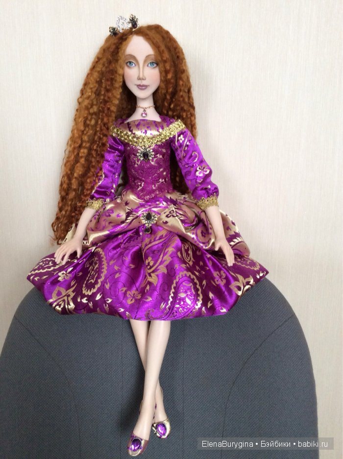 Принцесса Шафран. Авторская кукла Бурыгиной Елены (фото 4)
