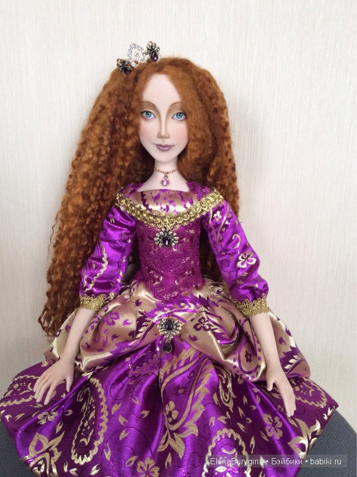 Принцесса Шафран. Авторская кукла Бурыгиной Елены