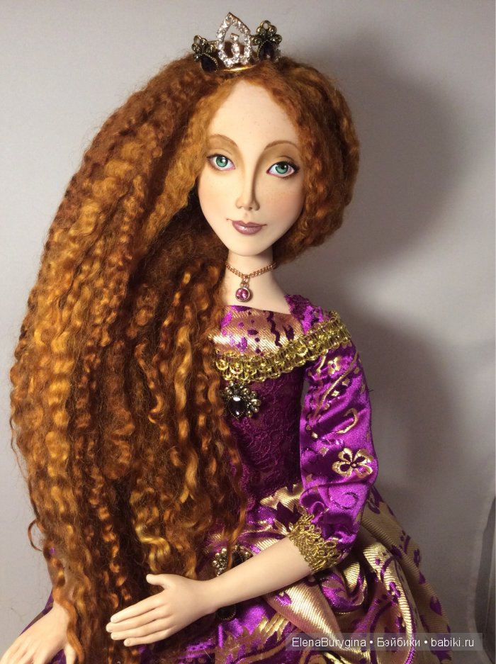 Принцесса Шафран. Авторская кукла Бурыгиной Елены (фото 5)