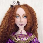 Принцесса Шафран. Авторская кукла Бурыгиной Елены