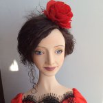 Кармен - авторская кукла  балерина с портретным сходством