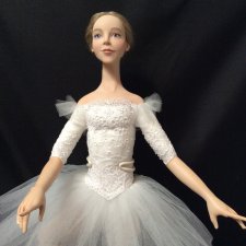 Прима-балерина. Авторская кукла Елены Бурыгиной