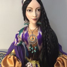 Моя новая авторская кукла - узбечка Гульбахор