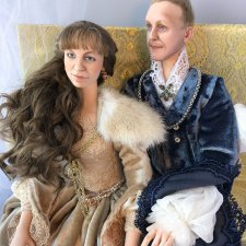 Пара моих авторских кукол с портретным сходством