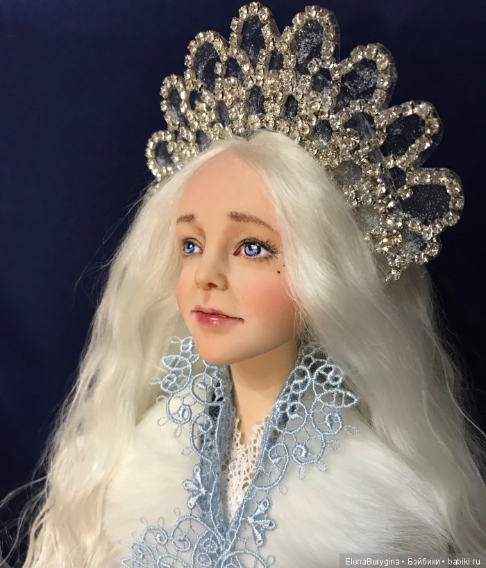 Снегурочка 2017. Авторская кукла Елены Бурыгиной