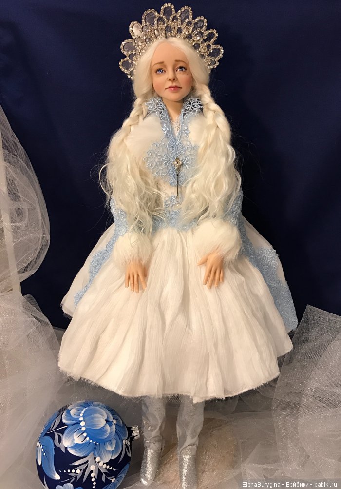 Снегурочка 2017. Авторская кукла Елены Бурыгиной (фото 2)