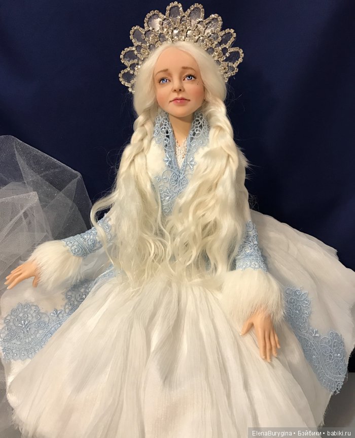 Снегурочка 2017. Авторская кукла Елены Бурыгиной (фото 4)