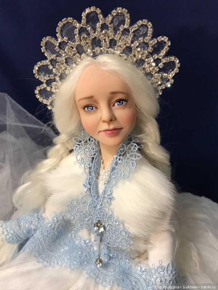 Снегурочка 2017. Авторская кукла Елены Бурыгиной (фото 8)
